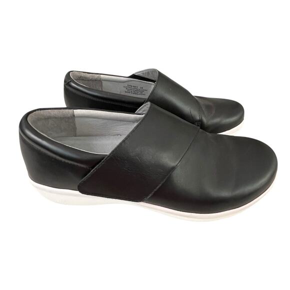 Alegria by PG-Lite QIN-601 Slip On Shoe 38 US 8-8.5 M Black Napa Leather Comfort - Picture 2 of 15